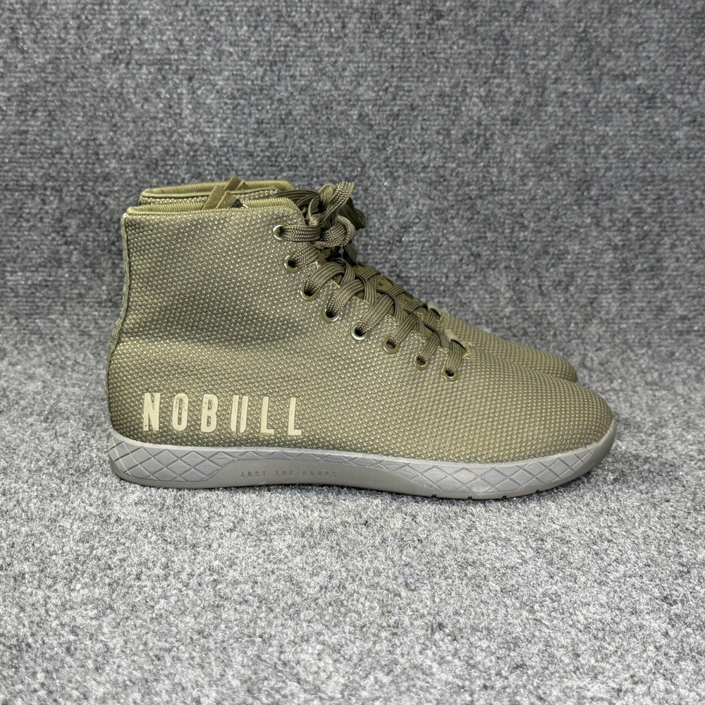 NOBULL Outwork High Top Training Shoes Men's 8 Green Athletic Running Crossfit